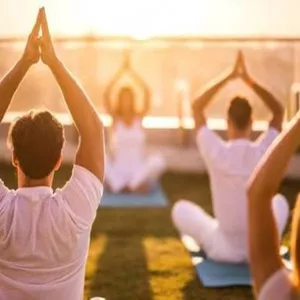 Aura Sector 79 Amenities - Yoga Lawn